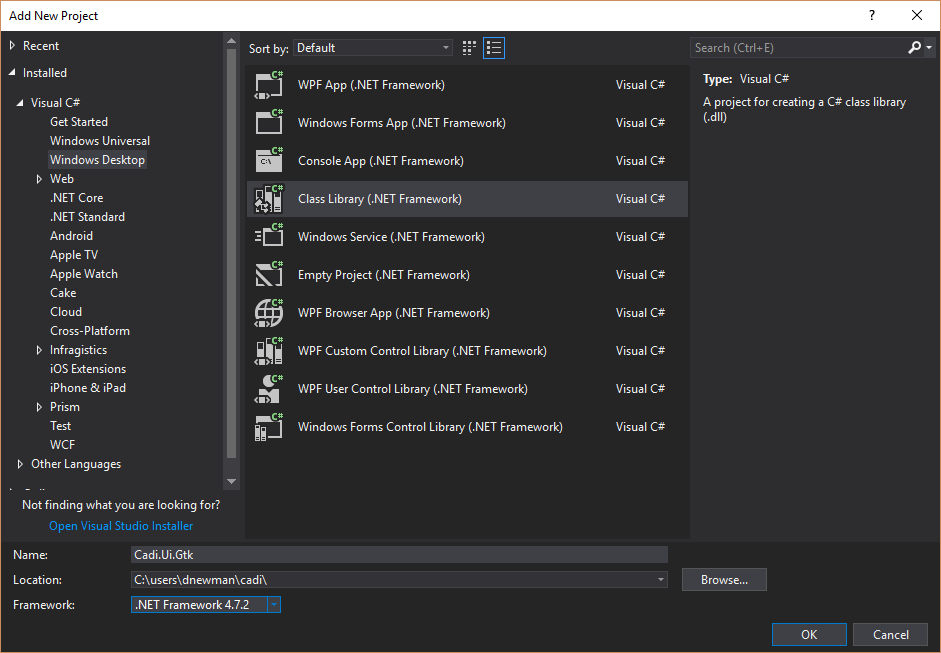 Class Library (.NET Framework)